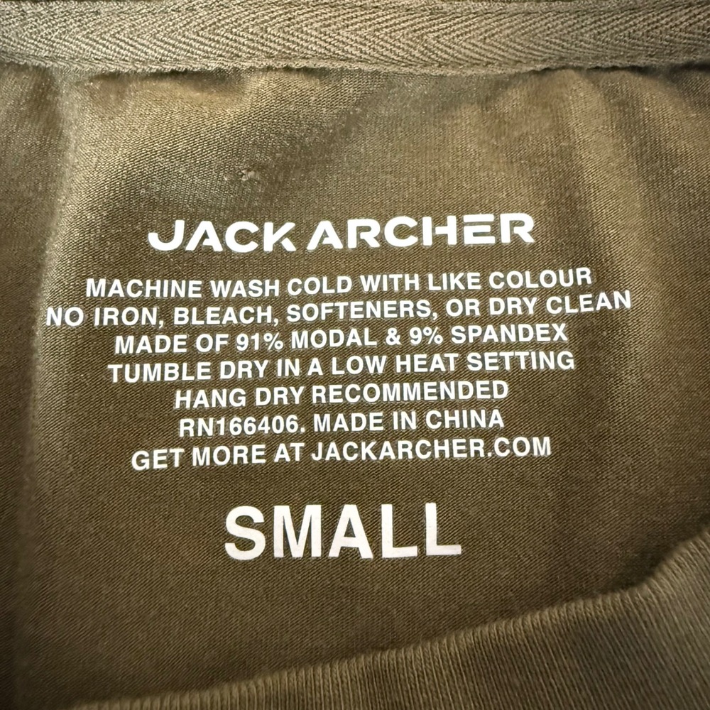 Jack Archer Active Shirt Small Athletic Training Gym Workout Performance Tee - Picture 2 of 6